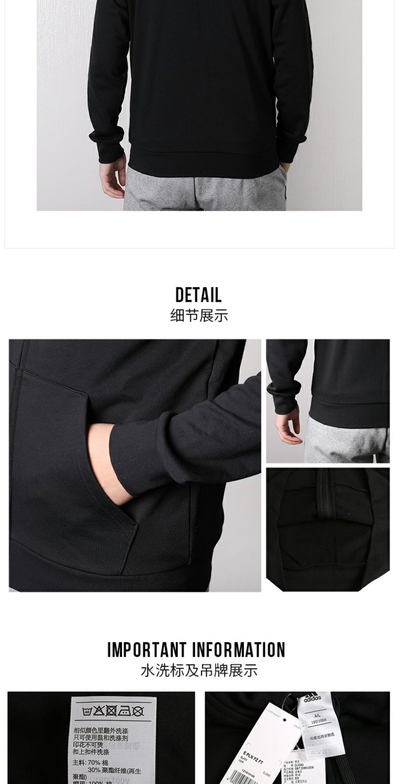 Adidas NEO phù hợp với thể thao nam 2019 mùa xuân mới tập thể dục thể thao áo khoác đóng quần - Thể thao sau quần áo chạy bộ nữ