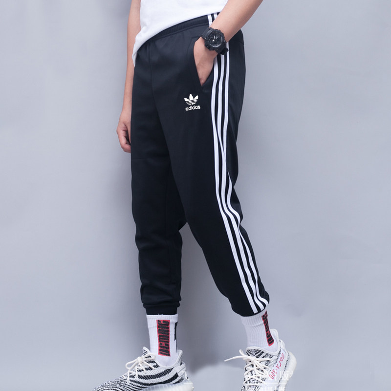 Adidas clover pants men's 2020 autumn sweatpants sweatpants closing  trousers pencil pants EJ9701
