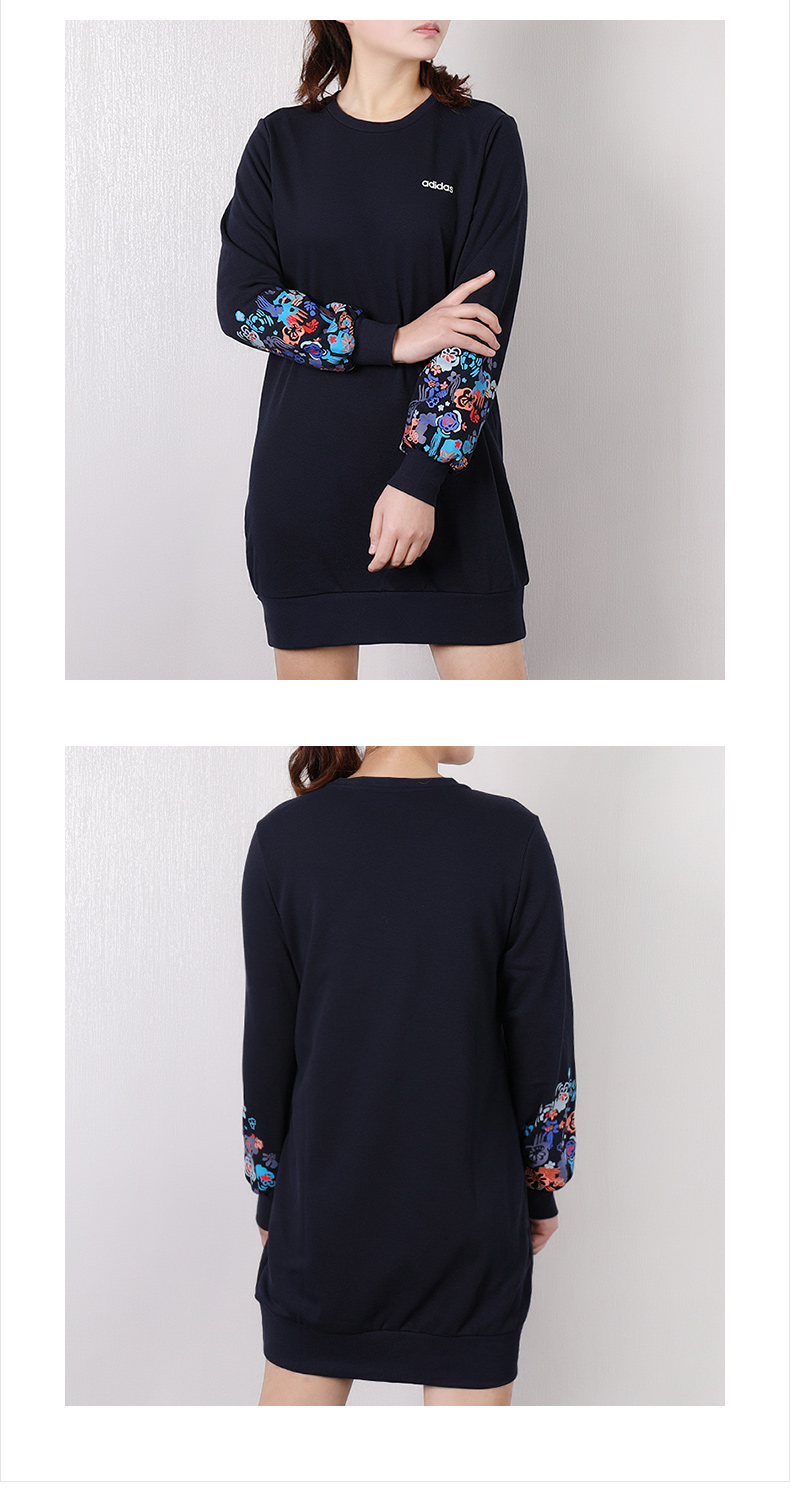 Áo len nữ Adidas Neo 2019 mùa xuân mới thể thao áo thun dài giản dị DW7819 - Thể thao lông cừu / jumper áo khoác nỉ nam