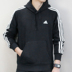 Adidas Neo nam 2019 xuân mới áo khoác thể thao trùm đầu áo len cộng với áo thun nhung BR3588 áo hoodie nam vải dày Thể thao lông cừu / jumper