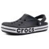 Crocs card Luo Chi giày nam giày nữ đôi giày lỗ giày dép đi biển nhẹ dép Baotou 205089 - Giày thể thao / sandles