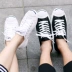 CONVERSE Nụ cười cởi mở Giày nữ giày nam cổ điển thấp để giúp giày thông thường Giày vải thể thao 101503 giày thể thao nữ giá rẻ Dép / giày thường