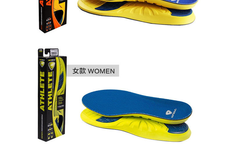 SOFSOLE Shu tốc độ chân âm nhạc 2017 unisex sốc hấp thụ khử mùi thoáng khí lót mồ hôi 51014411601 miếng lót giày nam