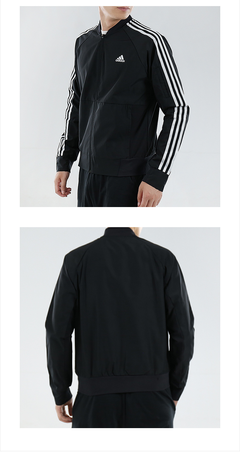 Adidas nam 2019 mùa xuân mới đứng cổ áo ấm thể thao áo khoác giản dị áo khoác đồng phục bóng chày DM5229 - Áo khoác thể thao / áo khoác áo khoác thể thao