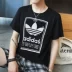 Adidas Adidas clover nam 2019 hè mới ngắn tay áo cổ tròn thoáng khí BS2079 - Áo phông thể thao Áo phông thể thao