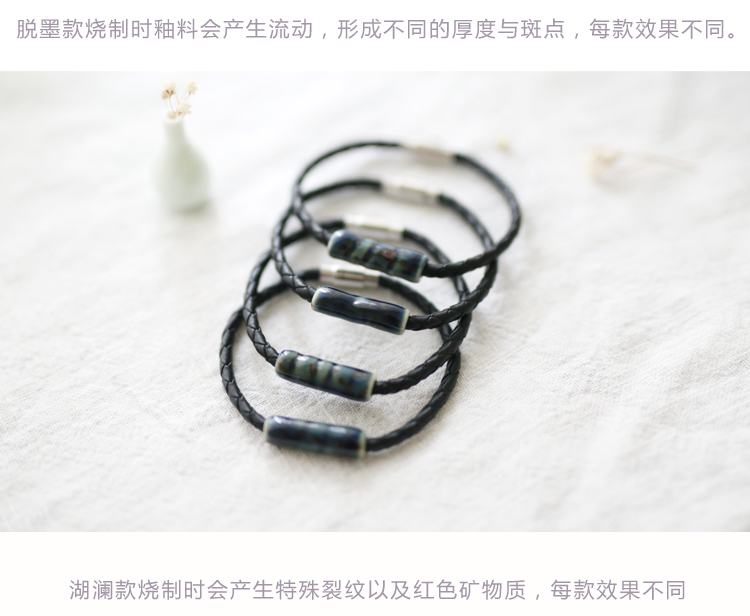 Cuộc sống chậm chạp - vòng tay đôi nước trái tim đôi nam nữ Bộ môn sáng tạo Hàn Quốc phiên bản trang sức sinh viên hipster nghệ thuật cá tính vòng phong thuỷ