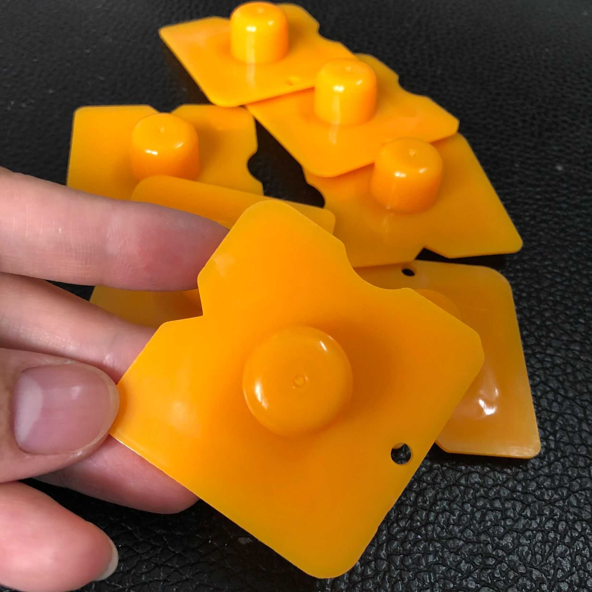 10 glass scraper beautiful seam agent Yin and Yang angle scraper Silicone cap cover square plastic tool