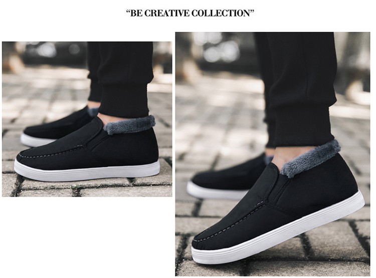 Giày cotton mùa thu đông 2018 mới jordan xám trắng
