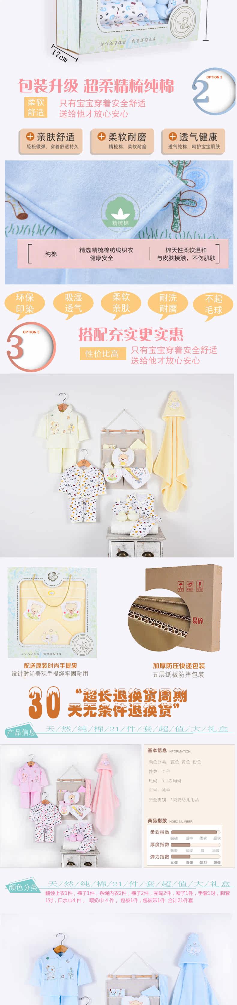 Coffret cadeau pour bébé - Vêtements + Accessoires - Ref 1950773 Image 7