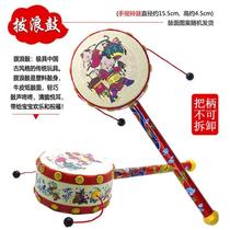 Rattle Old-fashioned rattle baby traditional baby drummer drum baby Chinese traditional toy hand drum