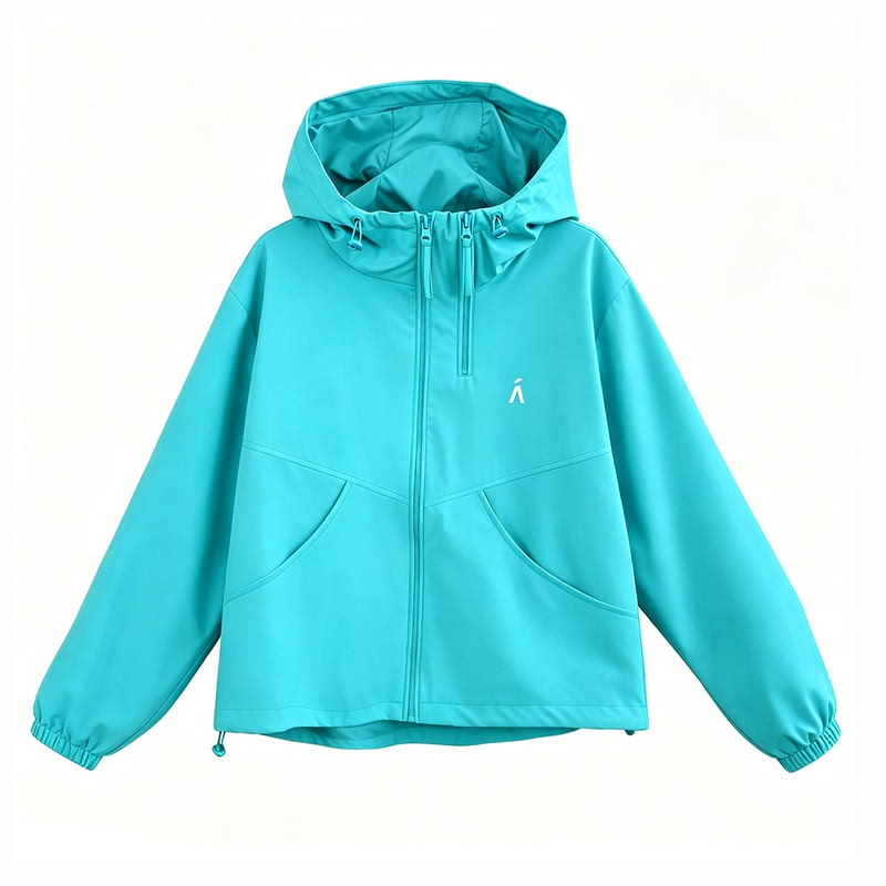 Lesacha Lanstone Outdoor Waterproof Dopamine Color Series Designer Short Hooded Jacket 24236