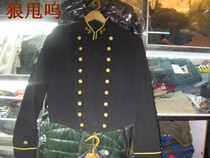 Mingguo vintage NAVY college double-breasted crop top 42 fake 1 fine 3 beautiful