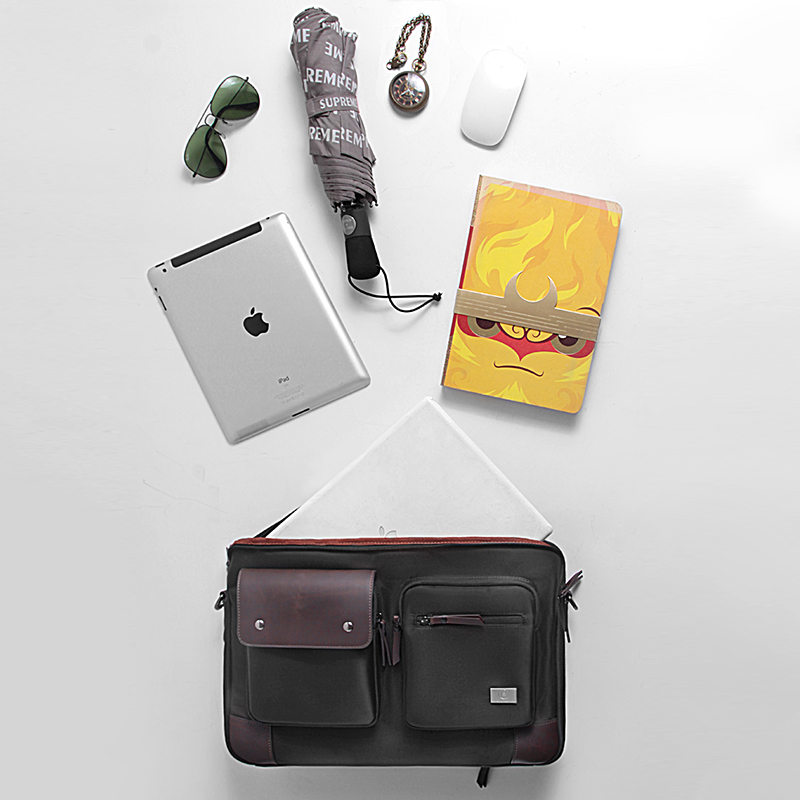 Laptop package is suitable for Apple Notebook 15 6 inch single shoulder can be skewed across small fresh men and women Universal version