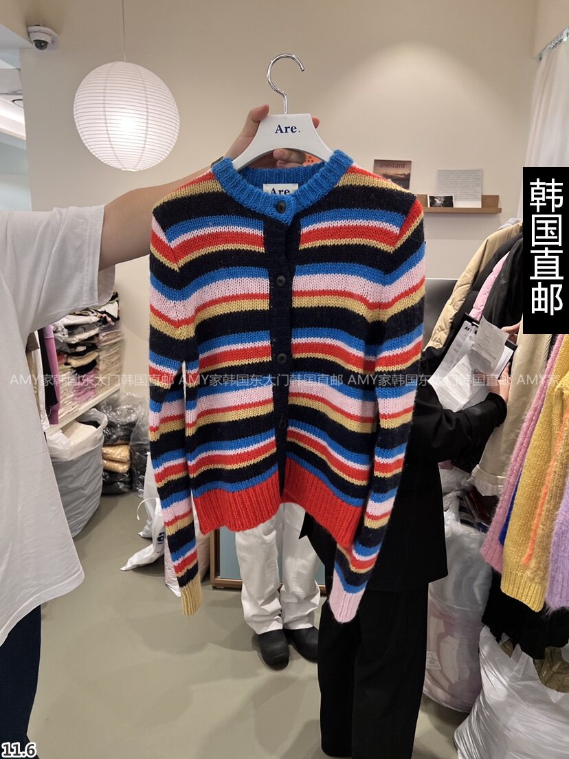 Amy Korea Direct Mail East Gate 2023 Winter Dress New ARE YOU ARE Sweater 22010086-Taobao