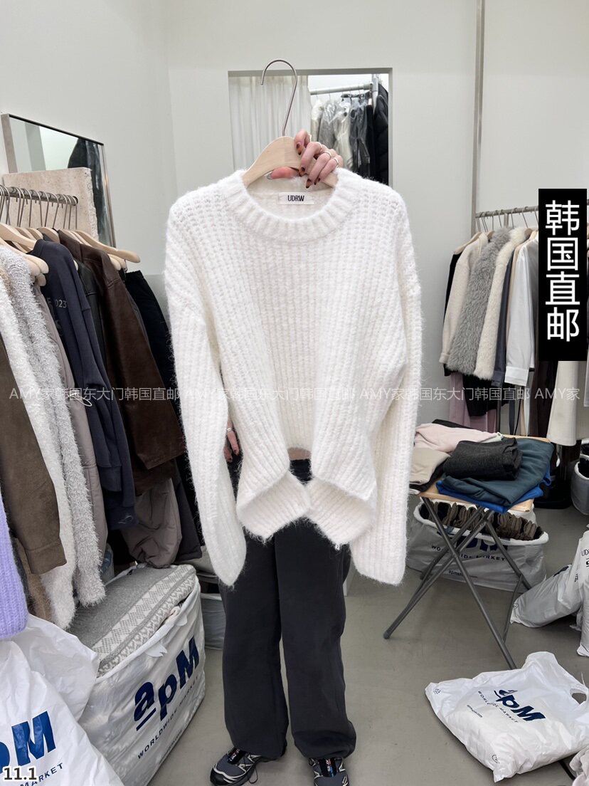 Amy Home Korea Direct mail East gate 2023 Winter fit new UNDRW sweater 21300443-Taobao