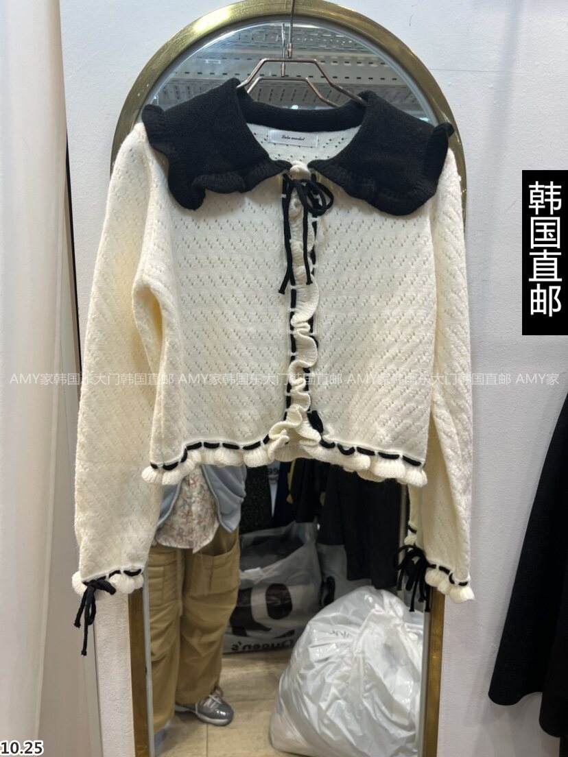 Amy Korea Direct mail East gate 2023 autumn winter new LALA MARKET SWEATER 21230898-Taobao