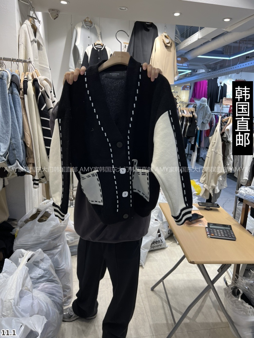 Amy Korea Direct mail East gate 2023 Winter fit new DREAM GIRIS sweater 21260167-Taobao