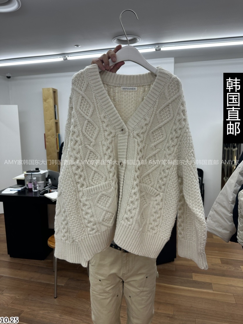 Amy Home Korea Direct mail East gate 2023 autumn winter new MYnameIS sweater 21190575-Taobao