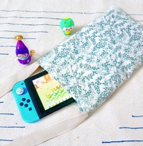 Original Handmade Customization-NS Switch Animal Forest Art Japanese Fresh Shoulder Cross Canvas Bag