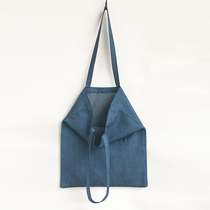 Handmade custom art model Joker cowboy blue solid color DIY ultra-thin soft cotton bag bag