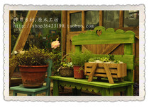 Yesterday Country] Row sitting solid wood small benches Country pastoral furniture custom-made solid wood handmade