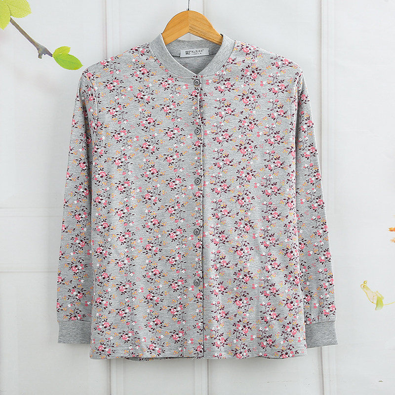 Three Guns Official Flagship Store Pocket Middle Aged Lady Pure Cotton Autumn Jersey Cardiovert Underpants Cardiovert Underwear