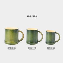 Creative with handle bamboo tea cup bamboo tube cup tea cup bamboo cup natural bamboo drinking cup beer cup