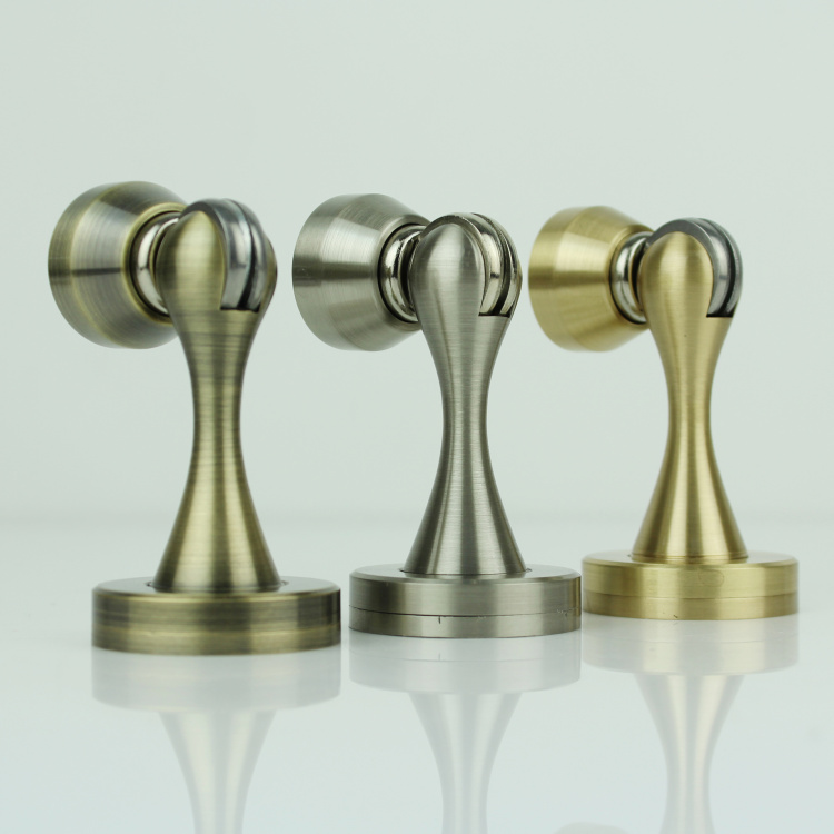 Pure copper strong magnetic door suction minimalist About anticollision suction door touch full copper solid wood door room door suction wall for two-purpose suction 239