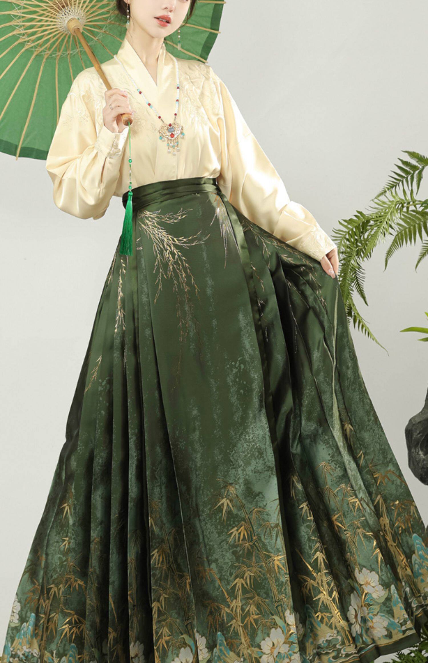 Китайцы одежда наборы 云元龄宋朝轻汉朝新中国风酷禅日休闲民族风格上衣马面裙女套装