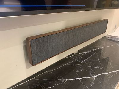 B&O Beosound Stage Wireless Bluetooth Soundbar Tv Stereo Surround Wall-Mounted Speaker