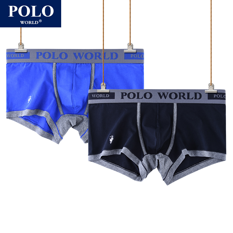 Polo Men's Underwear Men's Boxer Briefs Pure Cotton Summer Boxer Briefs Men's Boxer Briefs Young Boys' Pants