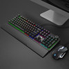 【Athletic keyboard and mouse set】 Mixed light+palm support