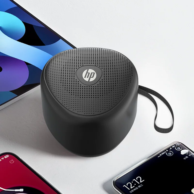 HP Bluetooth-колонка беспроводная компактная колонка высокого качества домашний мини-сабвуфер музыка автомобильный держатель удобная на открытом воздухе