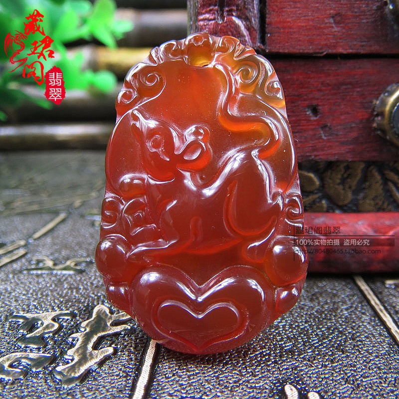 Red Mana Nau Zodiac Pendant Manau Zodiac Pendant Manate Pendant Squirrel Bull Tiger Rabbit Dragon Snake Horse Monkey Cock Dog Pig