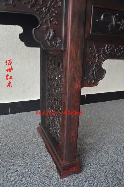 世 红木 条案 台 cho Đài Loan sơn đồ nội thất đồ gỗ Shentai - Bàn / Bàn mẫu bàn ghế đẹp