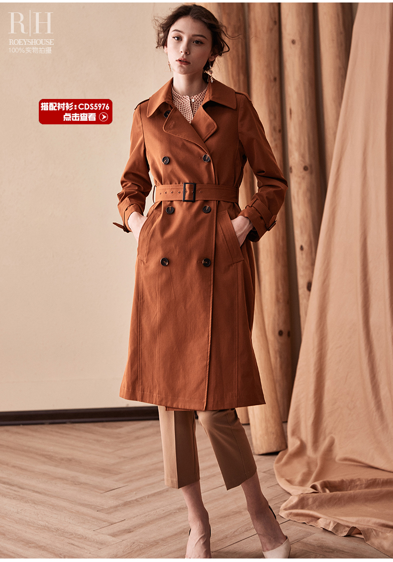 Trench pour femme ROEY HOUSE en Polyester - Ref 3226193 Image 12