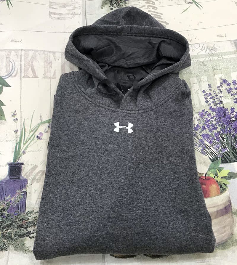 18 Fall New York Dabao Under Armour / An Dema Men Mũ trùm đầu Logo Áo len cao cổ áo len kiểu hàn quốc cực đẹp