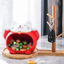 Creative lucky cat cashier office Zhaocai small ornaments open shop gift opening gift network red hair cat