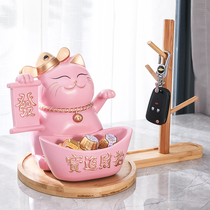 Wealth cat ornaments large opening gift living room office porch shop cashier desk creative decorations