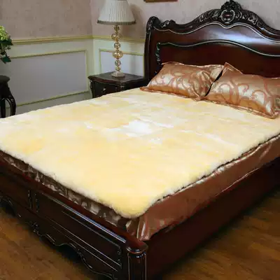 Olin wool mattress bed blanket baby anti mite bed Australian natural sheepskin wool one babe blanket business gift