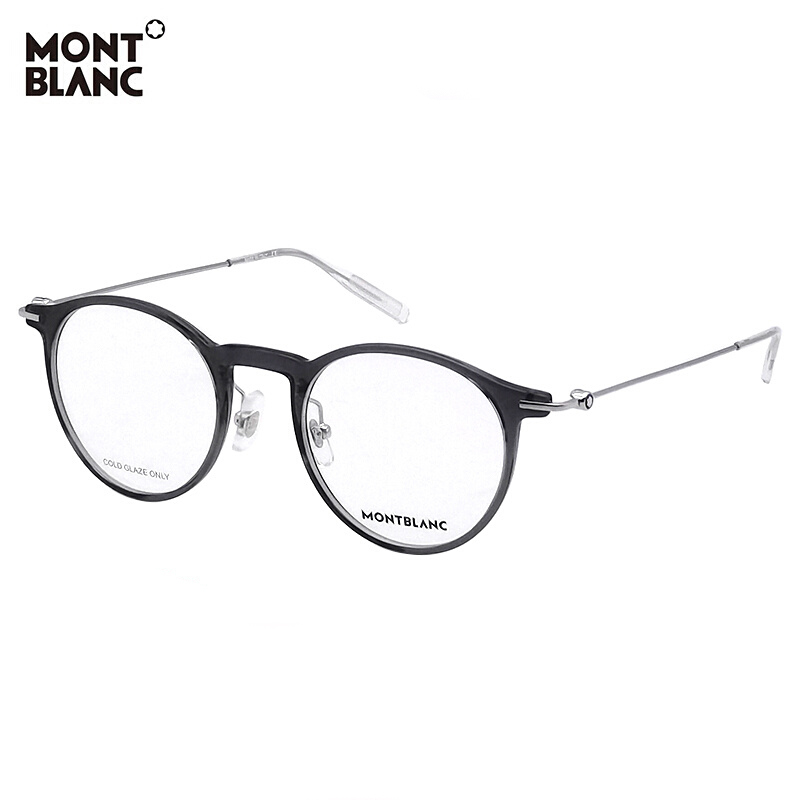 Montblanc Hexagonal White Star Myopia Glasses Frame Mb0099O Business White-Collar Glasses Frame for Men and Women