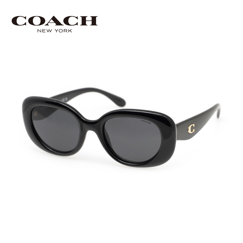 COACH Sunglasses with Oval Shape, Classic and Fashionable Sunshade Sunglasses for Men and Women 0Hc8391U