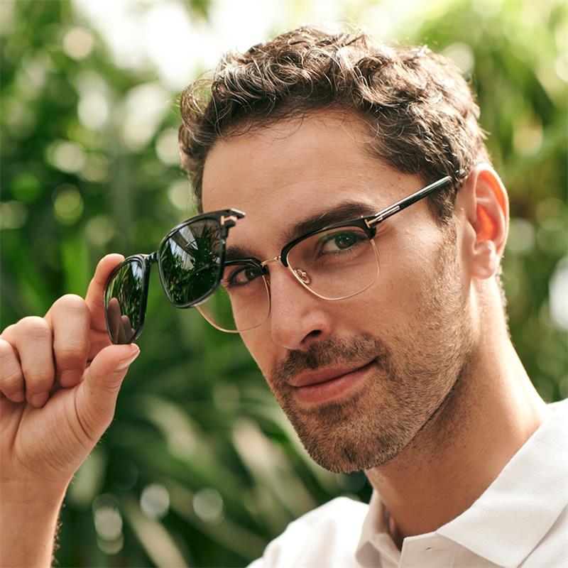 Tom Ford Tom Ford sets mirror TF5683 ink frames with clip-clip myopia optic glasses spectacle sunglasses