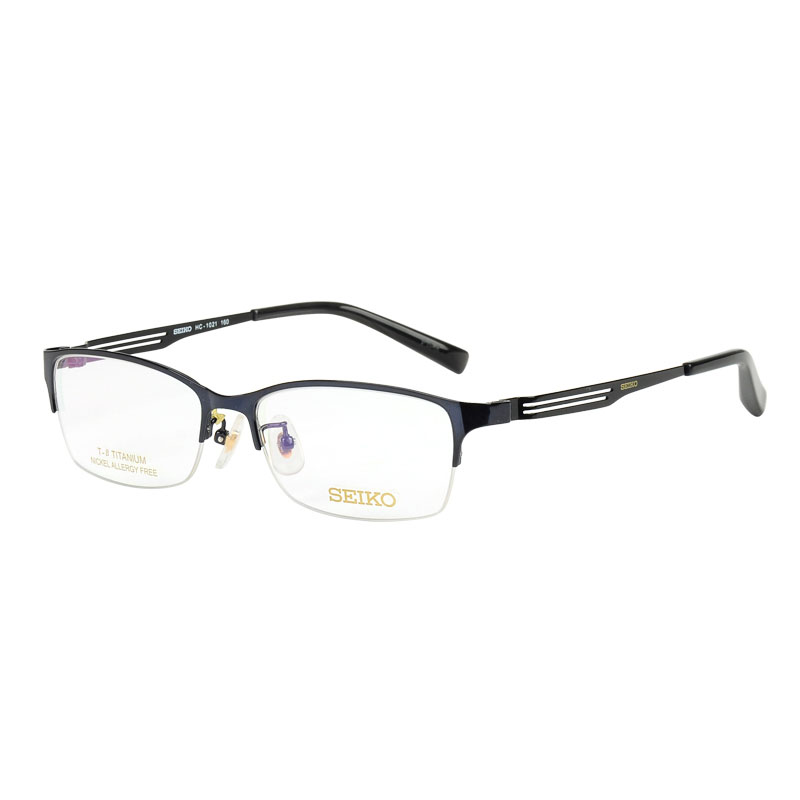 Seiko ultra light titanium frame myopia glasses frame Men half frame Business beta titanium glasses frame HC1021