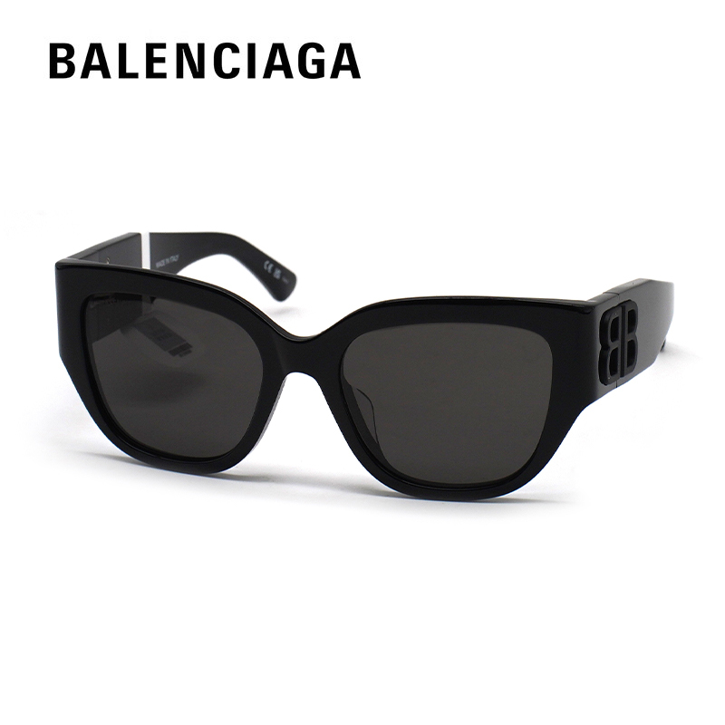 Balenciaga Paris Balenciaga Luo Yunxi Same Style Sunglasses Black Oversized Frame Sun Protection Sunglasses Bb0323Sk