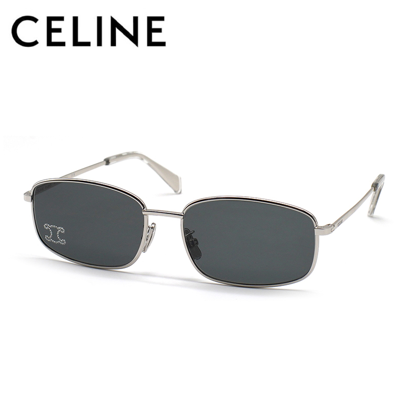 Celine Sunglasses for Women, Same Style as Cai Wenjing and Zhang Xiaofei, Square Frame Ultra-Light Sunglasses with a Free Bag Cl40285U