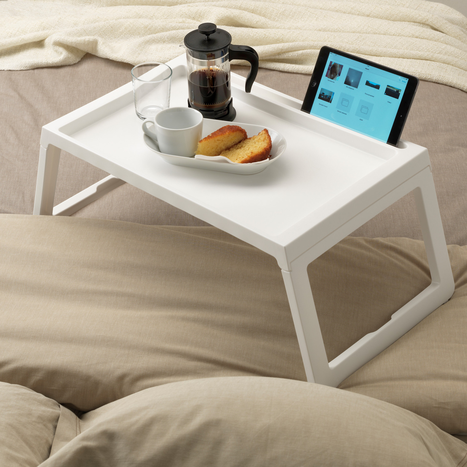 Christa Puck Bed Dining Rack Folding Bed Notebook Computer Desk