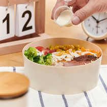 Day Style Disposable meal kit Handout box Wood Box Disposable Creative Mesh Red Salad Box Packed Box Light Food Box