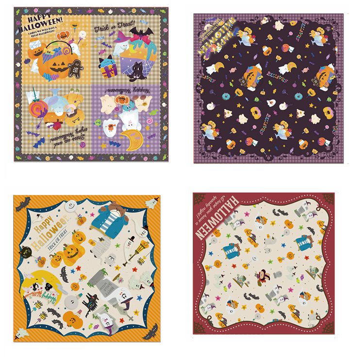 Japanese New Halloween Gold Foil Tissue Paper Photography Props Cute Cartoon Napkins Table Tissue Party Decoration Japanese New Halloween Gold Foil Tissue Paper Photography Props Cute Cartoon Napkins Table Tissue Party Decoration