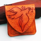 Зажигалка ручной работы, кожаный портативный защитный чехол, делается под заказ, из натуральной кожи